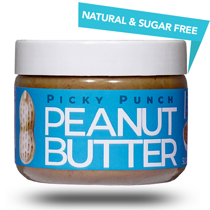 Picky Punch. Sugar Free Peanut Butter, 500g All Natural, 8g Protein - PICKY PUNCH® PICK your own taste PUNCH™.